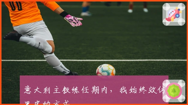 意大利主教练任期内，我始终效仿里皮的方式